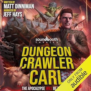 Dungeon Crawler Carl Audiolibro Por Matt Dinniman arte de portada