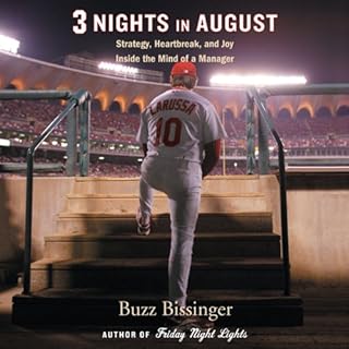 Three Nights in August Audiolibro Por Buzz Bissinger arte de portada