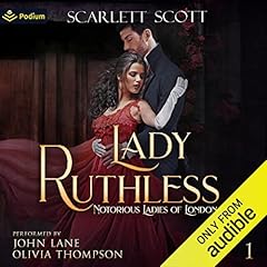 Lady Ruthless Audiolibro Por Scarlett Scott arte de portada