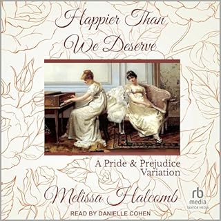 Happier than We Deserve Audiolibro Por Melissa Halcomb arte de portada