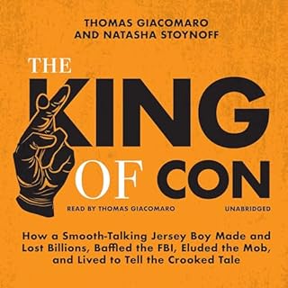 The King of Con Audiolibro Por Thomas Giacomaro, Natasha Stoynoff arte de portada