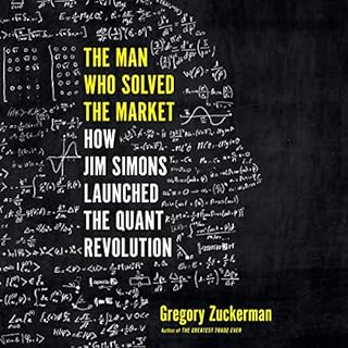 The Man Who Solved the Market Audiolibro Por Gregory Zuckerman arte de portada