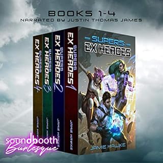 Supers: Ex Heroes Boxset: Books 1-4 Plus Shorts Audiobook By Jamie Hawke cover art