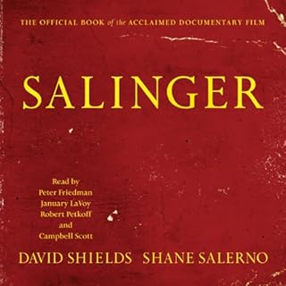 Salinger Audiolibro Por David Shields, Shane Salerno arte de portada