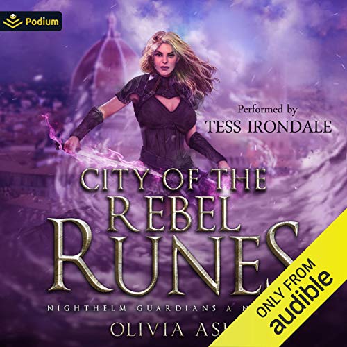 City of the Rebel Runes Audiolibro Por Olivia Ash arte de portada