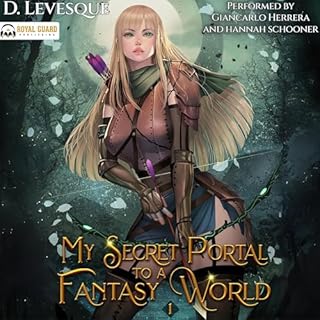 My Secret Portal to a Fantasy World Audiolibro Por D. Levesque arte de portada