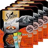 シーバ (Sheba) デュオ キャットフード 旅する 旨みチキン味仕立て チキンと魚介の味めぐり 成猫用 200g×4個(まとめ買い)