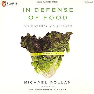 In Defense of Food Audiolibro Por Michael Pollan arte de portada