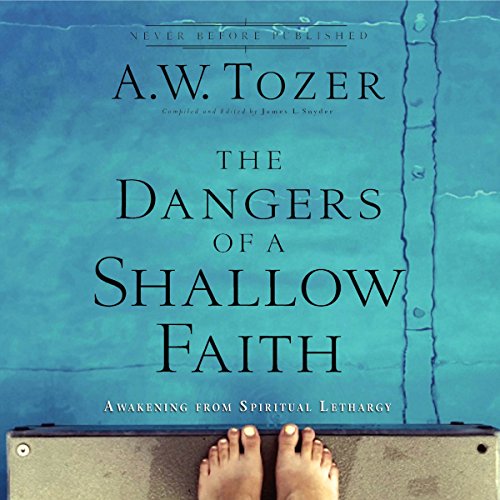 The Dangers of a Shallow Faith Audiolibro Por A. W. Tozer, James L. Snyder arte de portada