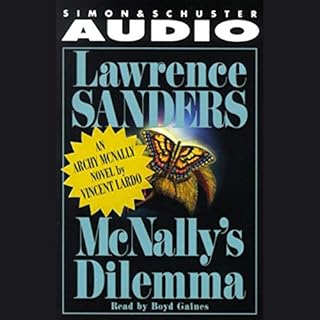 Lawrence Sanders' McNally's Dilemma Audiolibro Por Vincent Lardo arte de portada