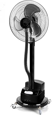 GLazzy Oscillating Cool Mist Fan With Water Tank,Commercial Home Water Mist Fan, Evaporative Air Cooler,for Patios, Office, Shop, Factory(45cm/17.72in)