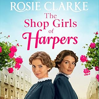 The Shop Girls of Harpers Audiolibro Por Rosie Clarke arte de portada