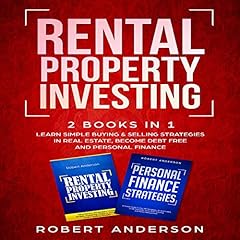 Rental Property Investing, 2 Books in 1 Audiolibro Por Robert Anderson arte de portada