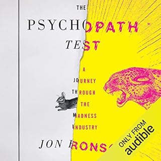 The Psychopath Test Audiolibro Por Jon Ronson arte de portada