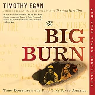 The Big Burn Audiolibro Por Timothy Egan arte de portada