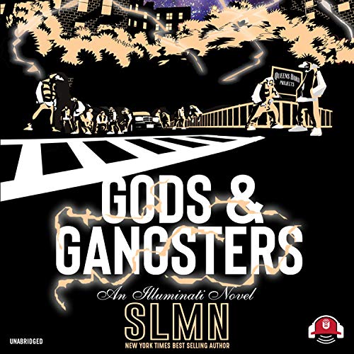 Diseño de la portada del título Gods & Gangsters