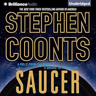 Saucer Audiolibro Por Stephen Coonts arte de portada