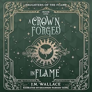 A Crown Forged in Flame Audiolibro Por J.M. Wallace arte de portada