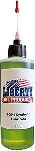 Liberty Oil, The Best 100% Synthetic Oil for Lubricating Your Grandfather Clocks. Large 4 Ounce Bottle