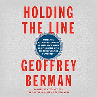 Holding the Line Audiolibro Por Geoffrey Berman arte de portada