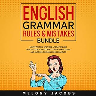 English Grammar Rules & Mistakes Bundle Audiolibro Por Melony Jacobs arte de portada