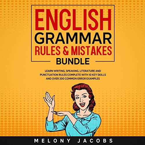 English Grammar Rules & Mistakes Bundle Audiobook By Melony Jacobs cover art