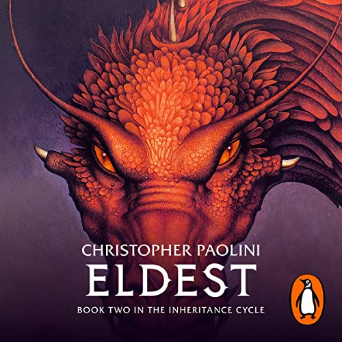 Eldest Audiolibro Por Christopher Paolini arte de portada