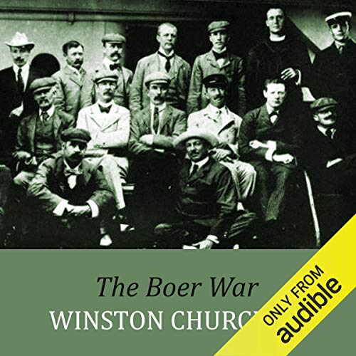 The Boer War Audiolibro Por Winston Churchill arte de portada