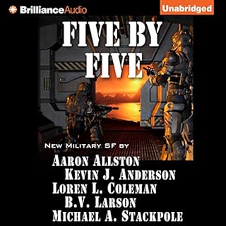 Five by Five Audiolibro Por Kevin J. Anderson, Aaron Allston, Michael A. Stackpole, B. V. Larson, Loren L. Coleman arte de po