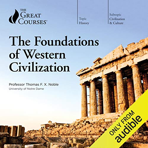 Diseño de la portada del título The Foundations of Western Civilization