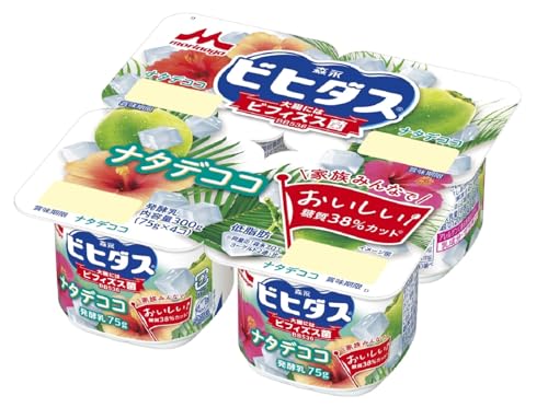 森永 ビヒダス ナタデココ 75g×4