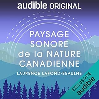 Page de couverture de Paysage sonore de la nature canadienne