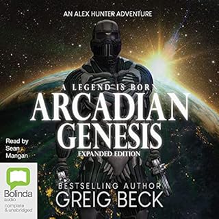 Arcadian Genesis Audiolibro Por Greig Beck arte de portada