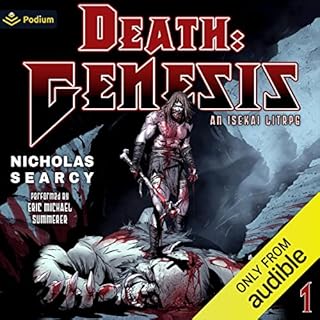 Death: Genesis: An Isekai LitRPG Audiolibro Por Nicholas Searcy arte de portada