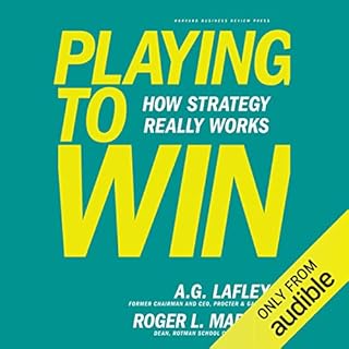 Playing to Win Audiolibro Por Roger L. Martin, A.G. Lafley arte de portada