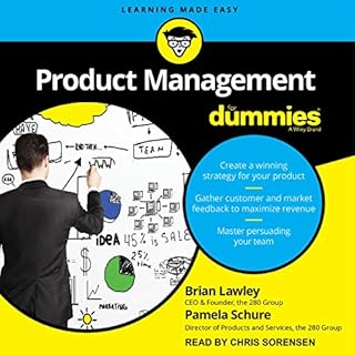 Product Management for Dummies Audiolibro Por Brian Lawley, Pamela Schure arte de portada