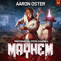 Mayhem Audiolibro Por Aaron Oster arte de portada