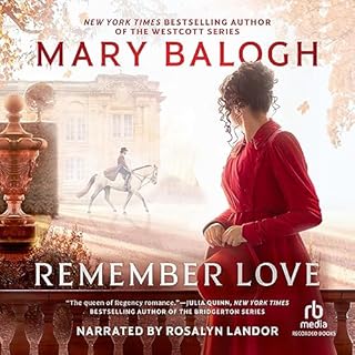 Remember Love Audiolibro Por Mary Balogh arte de portada