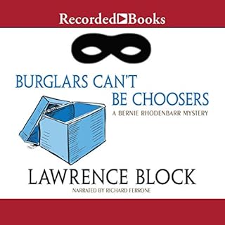 Burglars Can't Be Choosers Audiolibro Por Lawrence Block arte de portada