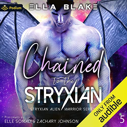 Chained to the Stryxian Audiolibro Por Ella Blake arte de portada