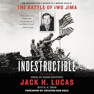 Indestructible Audiobook By Jack H. Lucas, D.K. Drum cover art