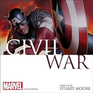 Civil War Audiolibro Por Stuart Moore, Marvel arte de portada