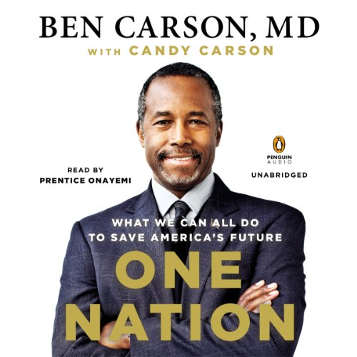 One Nation Audiolibro Por Candy Carson, Ben Carson MD arte de portada