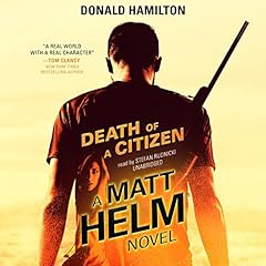 Death of a Citizen Audiolibro Por Donald Hamilton arte de portada