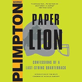 Paper Lion Audiolibro Por George Plimpton, Nicholas Dawidoff - foreword arte de portada