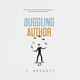 The Juggling Author Audiolibro Por J. Heskett arte de portada
