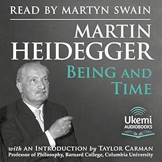 Being and Time Audiolibro Por Martin Heidegger arte de portada