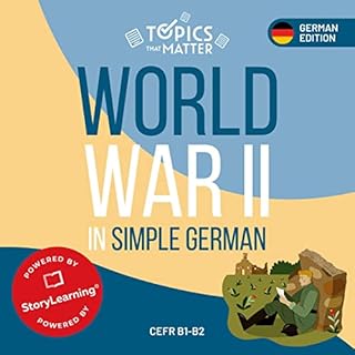 World War II in Simple German Audiolibro Por Olly Richards arte de portada