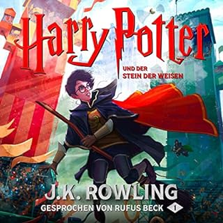 Harry Potter und der Stein der Weisen - Gesprochen von Rufus Beck Audiolibro Por J.K. Rowling arte de portada