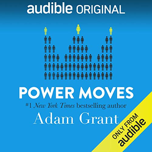 Power Moves Audiolibro Por Adam Grant arte de portada
